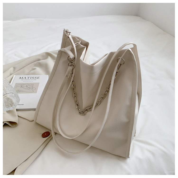 Simple Large Capacity Large Bags Women's 2021 New Fashion Shoulder Bag Internet Celebrity Leisure Commute Canvas Support Simple Large Capacity Large Bags Women's 2021 New Fashion Shoulder Bag Internet Celebrity Leisure Commute Canvas Support