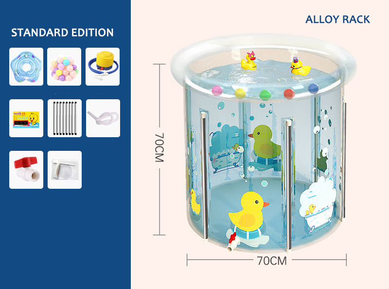 INS Hot Newborn Bathing Swimming Pool Transparent Support Pool Household Bath Bucket Foldable Swimming Pool INS Hot Newborn Bathing Swimming Pool Transparent Support Pool Household Bath Bucket Foldable Swimming Pool