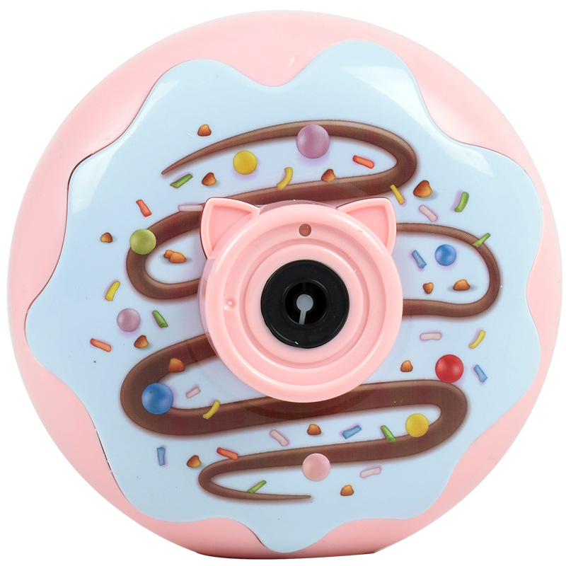 Internet Celebrity Children&#039;s Outdoor Toys Automatic Bubble Machine Electric Camera Toys with Sound and Light Music Cartoon Girlish