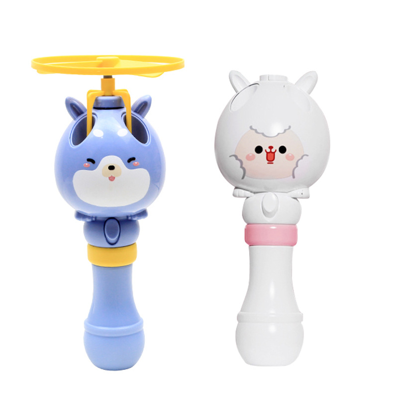 OneClick Launch Bamboo Dragonfly Skyrocketing Kweichow Moutai Bubble Machine Outdoor Night Market Square Stall Toys