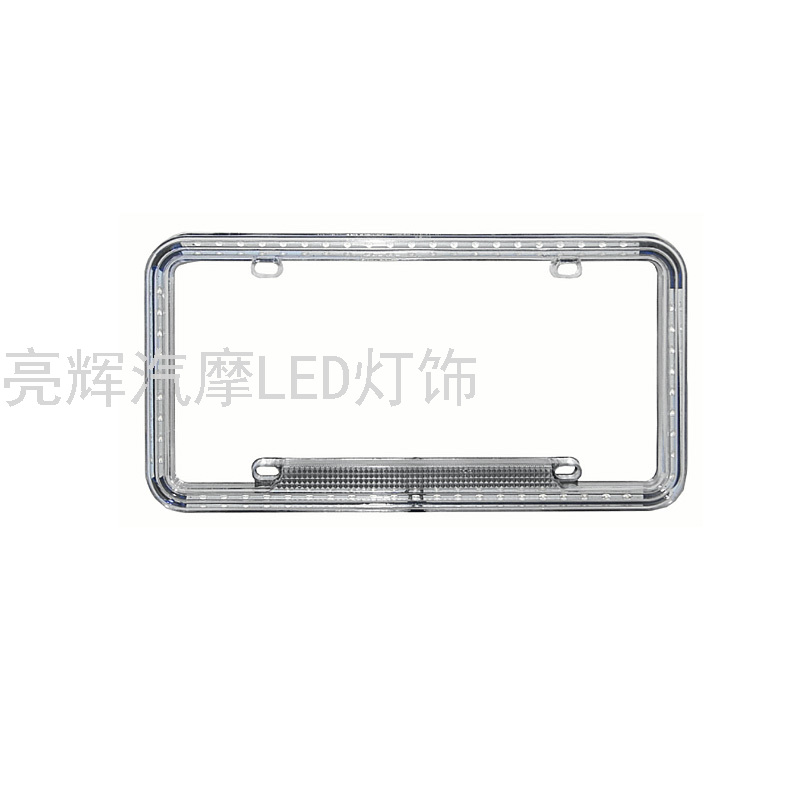 New LED Neon License Frame Light Invisible License Plate Frame Anti-Collision Warning Sign Frame US License Frame New LED Neon License Frame Light Invisible License Plate Frame Anti-Collision Warning Sign Frame US License Frame