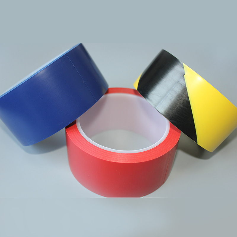 Yellow and Black Warning Tape Warning Tape PVC Warning Sign Tape Factory Workshop Sticker Floor Line Tape