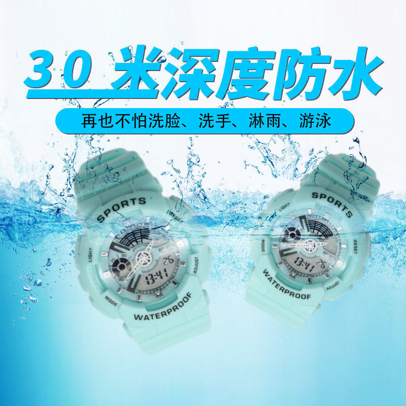 New Same Embedded Machine Waterproof Electronic Sports Watch Youth Adult Watch Boy Luminous Middle School Student Man&#039;s and Woman&#039;s Watch