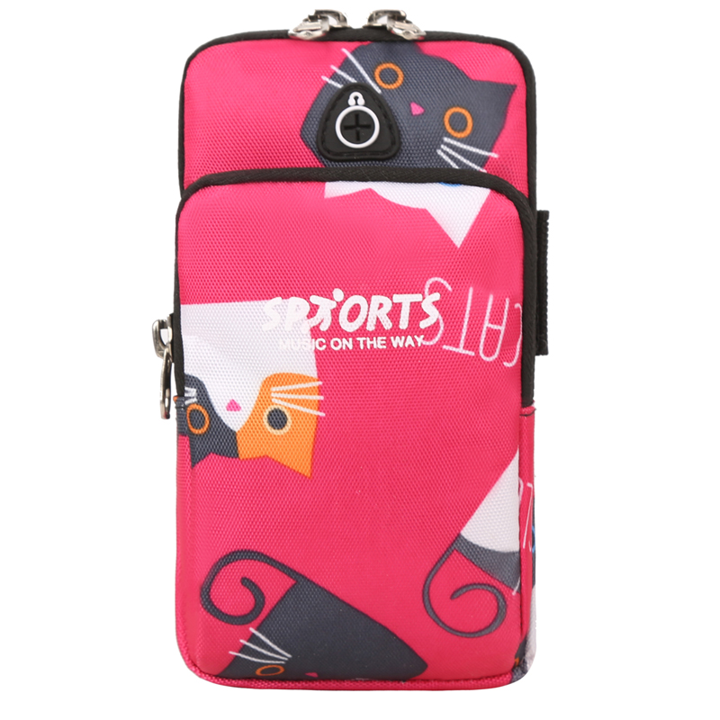 Running Mobile Phone Arm Bag Unisex Fitness Sports Mobile Phone Arm Bag Bag Arm Machine Set Bag Wrist Bag Equipment