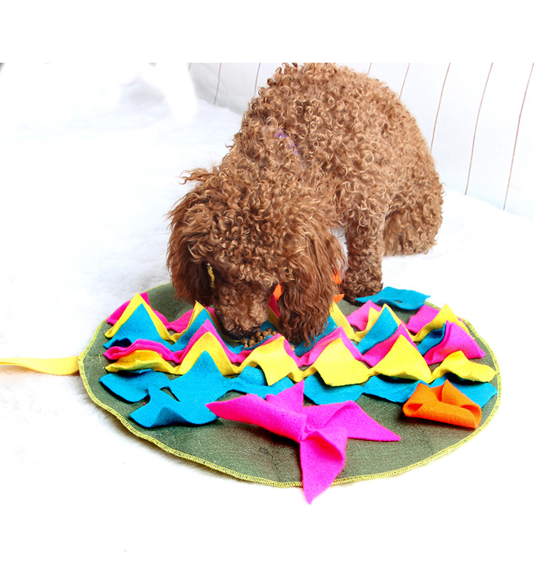 Best Selling Variety of Pet Training Blanket Removable Stitching Dog Sniffing Mat 