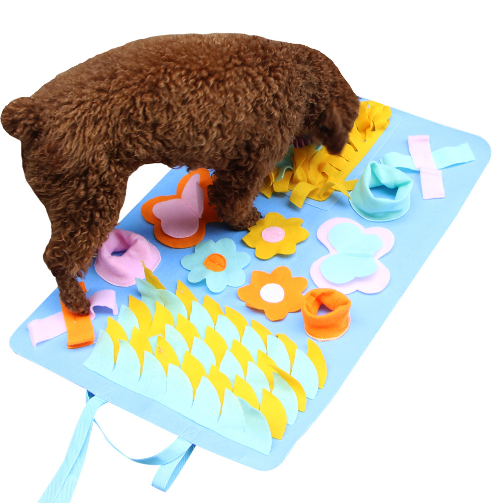 Best Selling Variety of Pet Training Blanket Removable Stitching Dog Sniffing Mat 