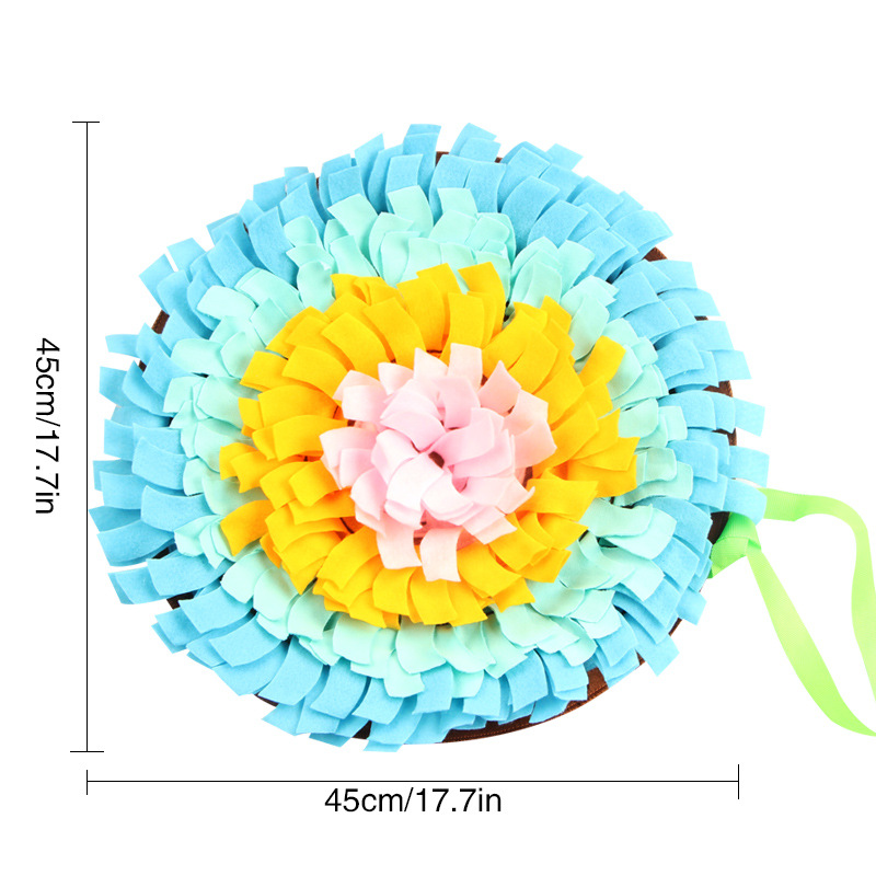 Best Selling Variety of Pet Training Blanket Removable Stitching Dog Sniffing Mat 