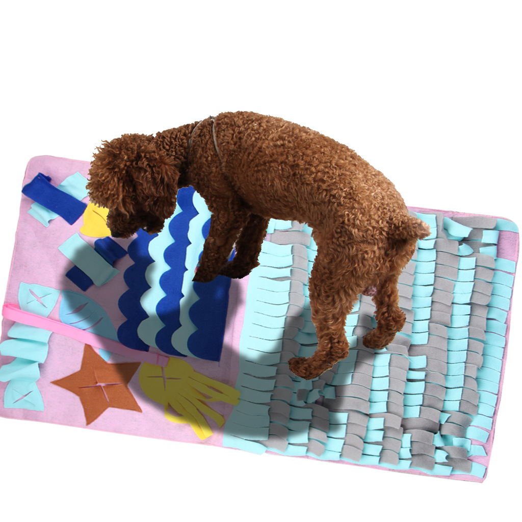 Best Selling Variety of Pet Training Blanket Removable Stitching Dog Sniffing Mat 