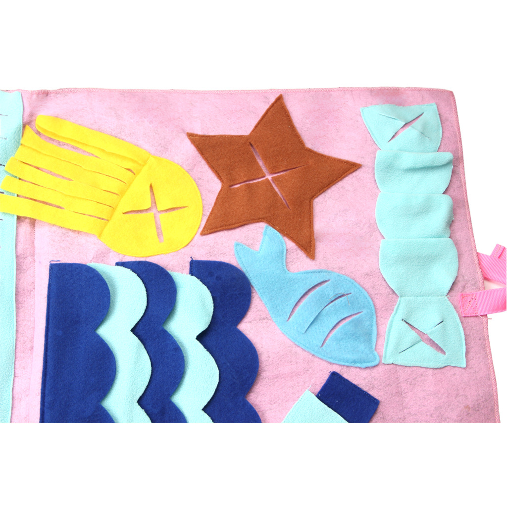 Best Selling Variety of Pet Training Blanket Removable Stitching Dog Sniffing Mat 