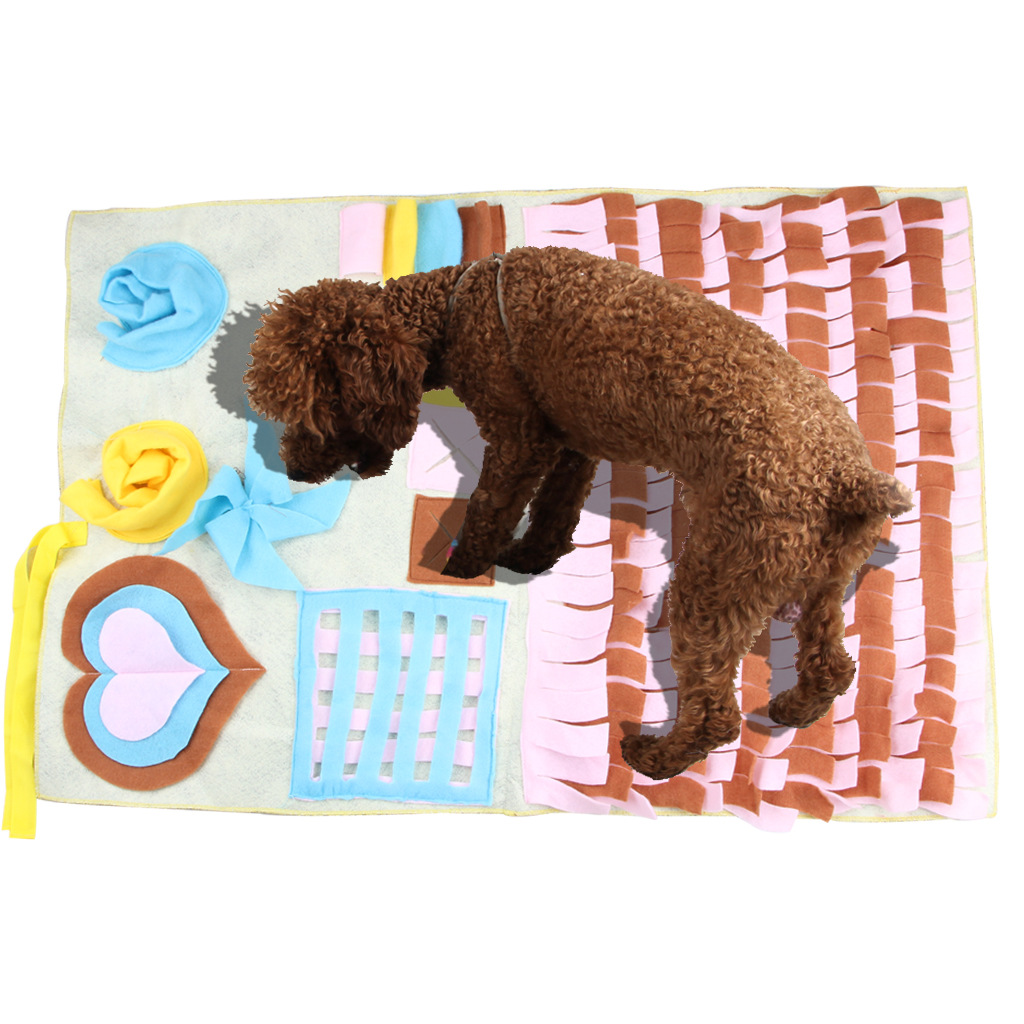 Best Selling Variety of Pet Training Blanket Removable Stitching Dog Sniffing Mat 