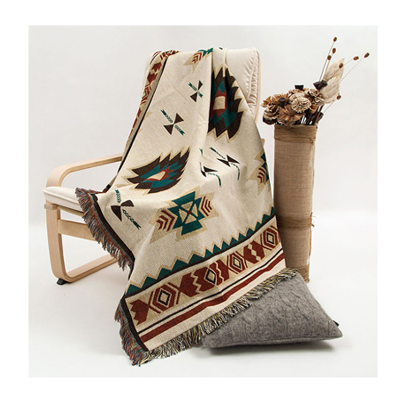 Multifunctional Chenille Ethnic Sofa Blanket Camping Outdoor Blanket Decorative Blanket Picnic Blanket Blanket One Product Dropshipping Free Shipping