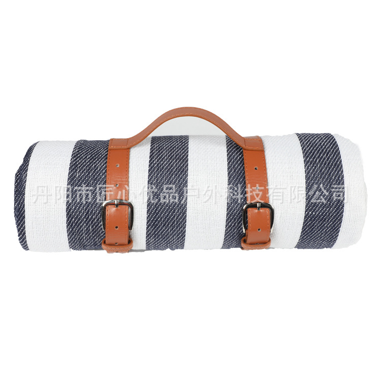 Spot Thickened Leather Strap Picnic Mat Outdoor Beach Moisture Proof Pad Tent Camping Mat Ins Style Picnic Blanket