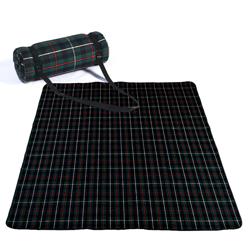 Spot Thickened Leather Strap Picnic Mat Outdoor Beach Moisture Proof Pad Tent Camping Mat Ins Style Picnic Blanket