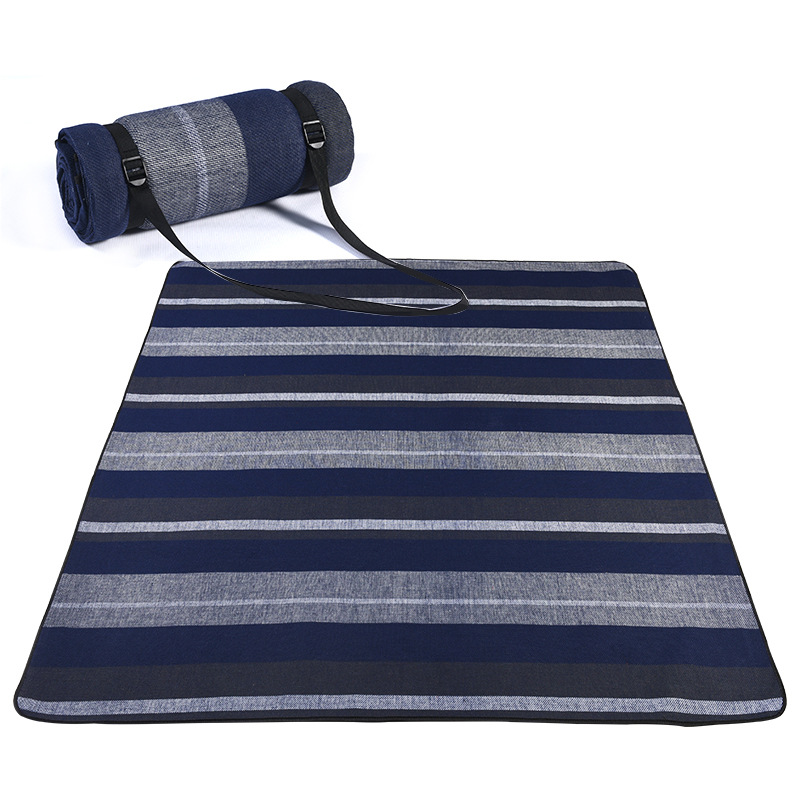 Spot Thickened Leather Strap Picnic Mat Outdoor Beach Moisture Proof Pad Tent Camping Mat Ins Style Picnic Blanket