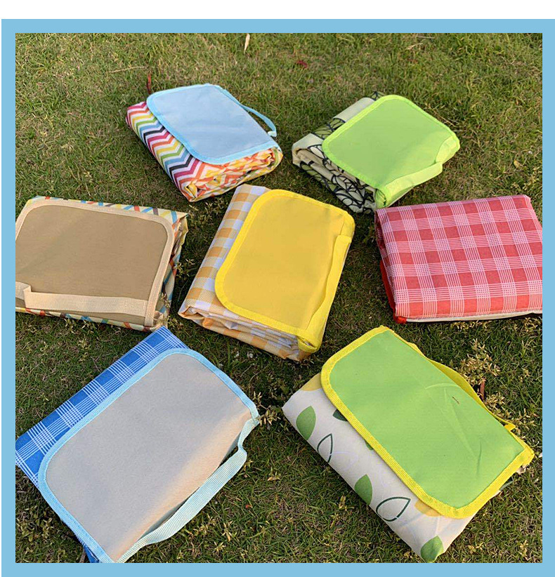 Picnic Mat Ins Style Moisture Proof Pad Thick Waterproof Beach Mat Spring Outing Outdoor Mat Picnic Blanket Picnic Camping Dining Cloth