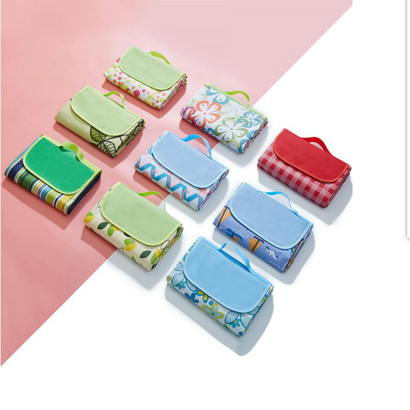 Factory Picnic Mat Oxford Cloth Outdoor Picnic Blanket Waterproof Picnic Blanket Moisture Proof Pad Spring Outing Beach Mat Wholesale