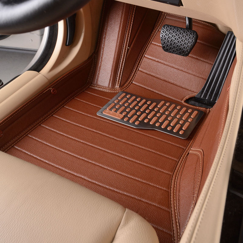 Fully Enclosed Car Foot Mat Carpet Floor Mat Seat Cover Big Cross Mitsubishi Jinxuan ASX Outlander/Pajero Jin Chang