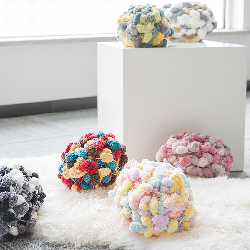 Ruyi Bird Ball Line Sofa Cushion Floor Mat Hand-Woven Car Cushion Foot Mat Sangzi Line 150G
