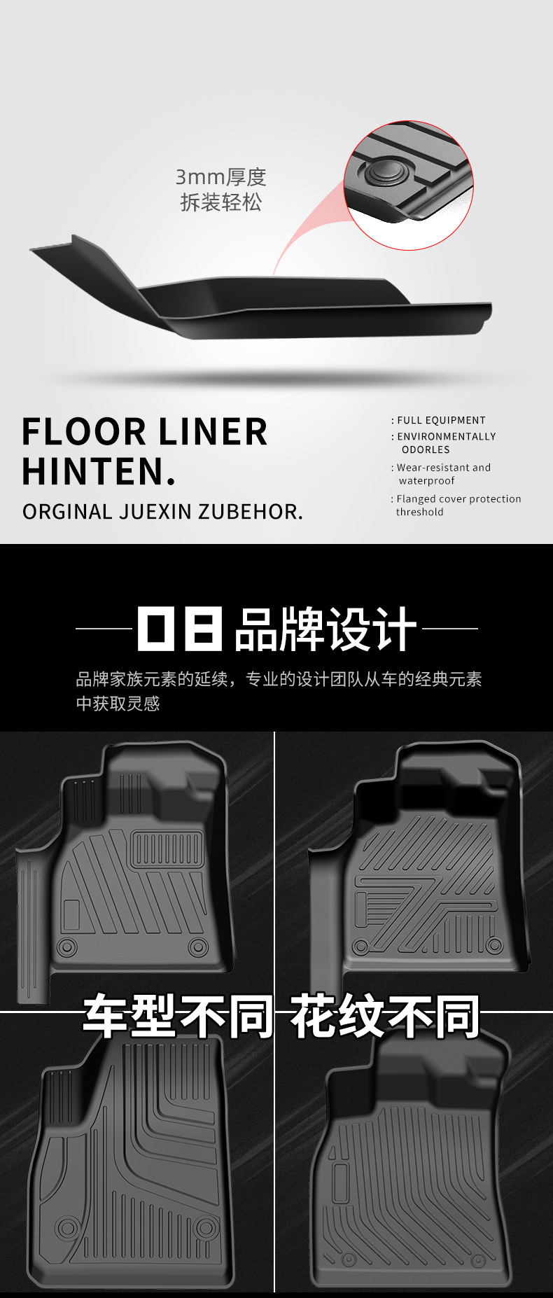 Protection Car 6d Foot Pad Wire Ring Nano Velvet Fully Surrounded Dedicated for Floor Mat TPE Foot Pad Waterproof Protection Car 6d Foot Pad Wire Ring Nano Velvet Fully Surrounded Dedicated for Floor Mat TPE Foot Pad Waterproof