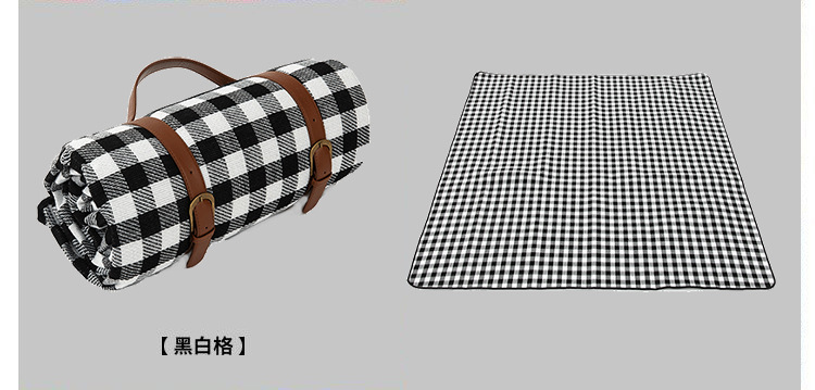 Spot Thickened Leather Strap Picnic Mat Outdoor Outing Camping Moisture Proof Pad Picnic Blanket Camping Hiking