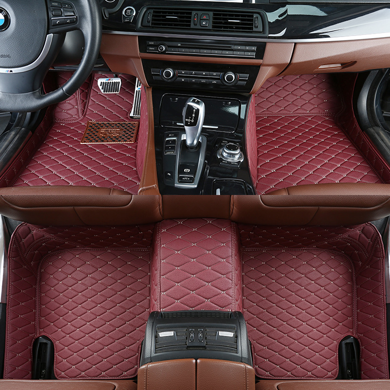 Car Surrounded Foot Mat with Wire Ring Fully Surrounded Car PVC Coil Floor Mat Ruihu 8 Rongwei RX8 Foot Mat