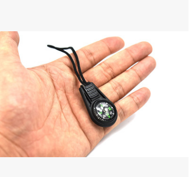 G20 outdoor equipment directional compass multifunctional portable compass backpack zipper tail rope buckle north needle pendant
