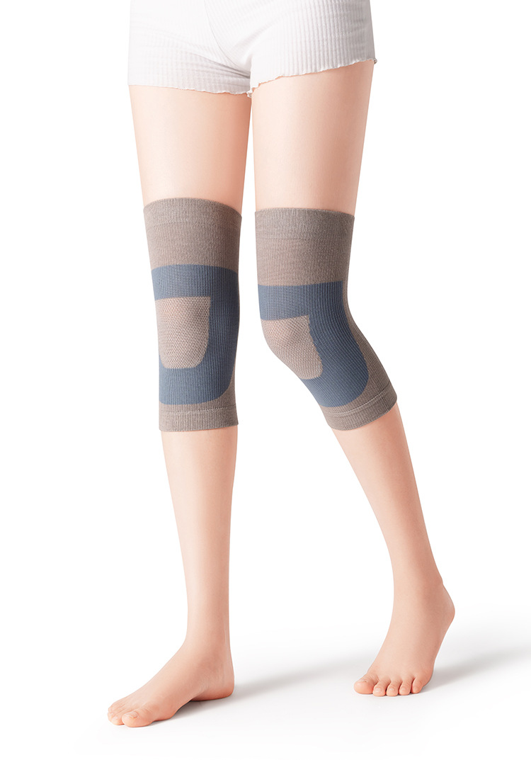 Zeamo Japanese Brushed Silk Kneecap Air-Conditioned Room Warm Thin Kneecap Short Inner Wear Dancing Yoga