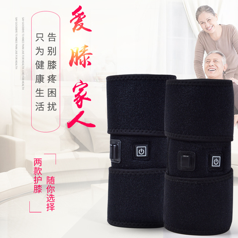 Cross-Border Electric Heating Kneecap Hot Compress Moxibustion Electric Heating Leggings for the Elderly Massage Knees Winter Warm Old Cold Legs