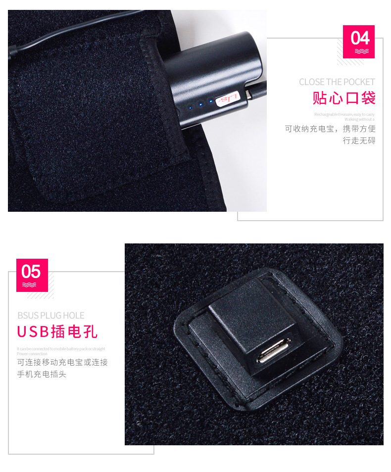 Cross-Border Electric Heating Kneecap Hot Compress Moxibustion Electric Heating Leggings for the Elderly Massage Knees Winter Warm Old Cold Legs Cross-Border Electric Heating Kneecap Hot Compress Moxibustion Electric Heating Leggings for the Elderly Massage Knees Winter Warm Old Cold Legs