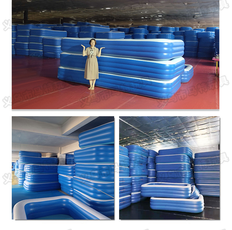 Inflatable Pillow PVC Flocking Inflatable Foot Mat Travel & Outdoor Massage Foot Bench Car Airplane Foot Pedal