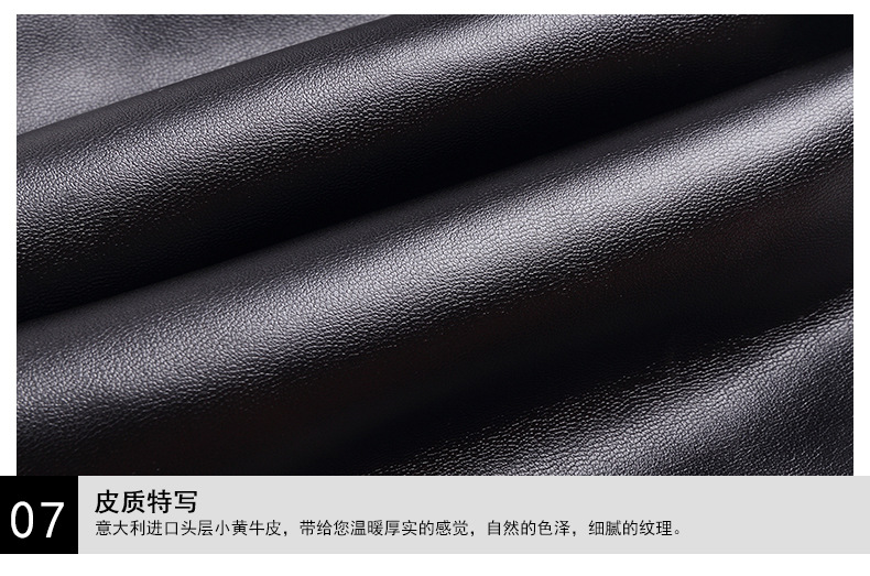 Men's Straight Leather Pants Kneecap Fleece Thickened Cold Protection Warm PU Leather Pants Acetate Fiber Leather Pants
