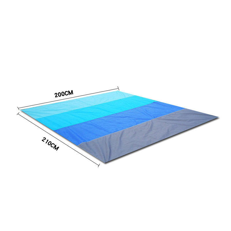 Factory Direct Sales Gradient Color Pocket Beach Mat Outdoor Grass Picnic Mat Portable Picnic Blanket Waterproof and Moisture-Proof Liner Factory Direct Sales Gradient Color Pocket Beach Mat Outdoor Grass Picnic Mat Portable Picnic Blanket Waterproof and Moisture-Proof Liner
