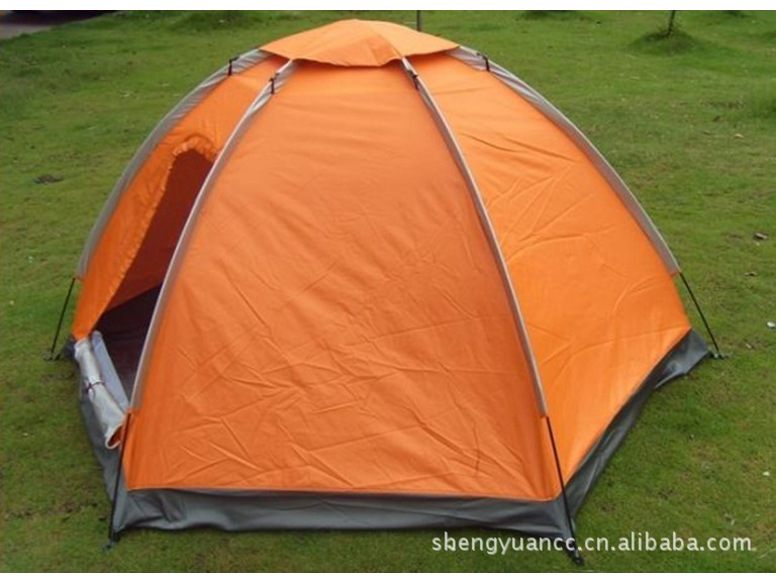 More than six single angle tent camping tent proof purple Tourism