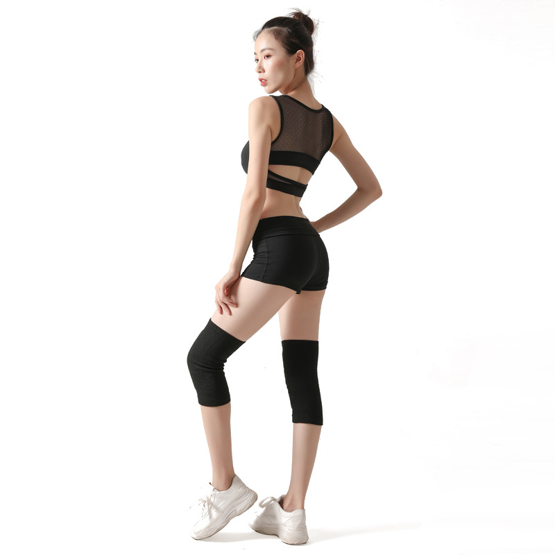 Winter Argy Wormwood Self-Heating Kneecap Warm Old Cold Leg Joint Cold-Proof Knee Cover Middle-Aged Riding Leggings