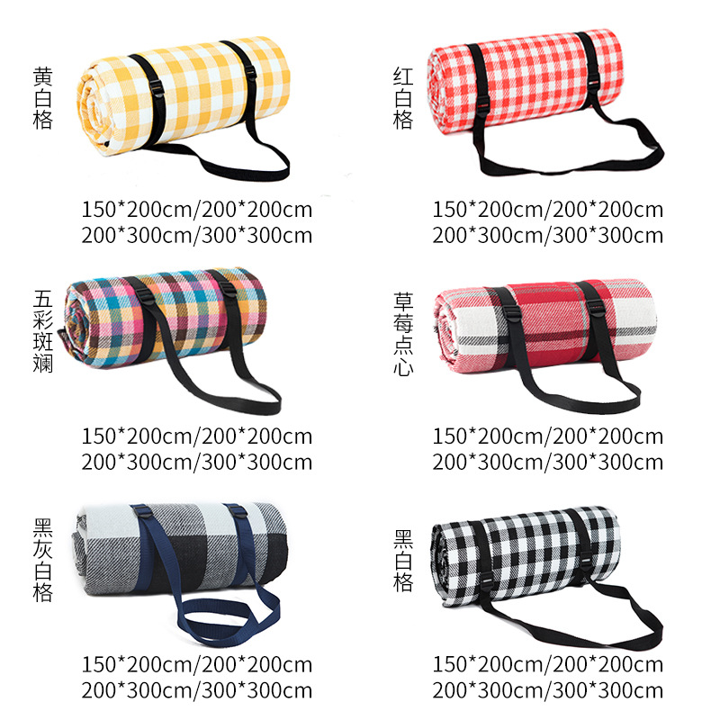 Spot Moisture Proof Pad Thick Beach Mat Outdoor Camping Picnic Mat plus-Sized Tent Mat Picnic Blanket Camping Hiking
