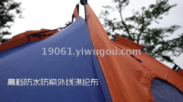 Full automatic tent outdoor double single-layer camping equipment speed open travel tent factory direct sales.