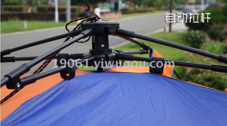 Full automatic tent outdoor double single-layer camping equipment speed open travel tent factory direct sales.