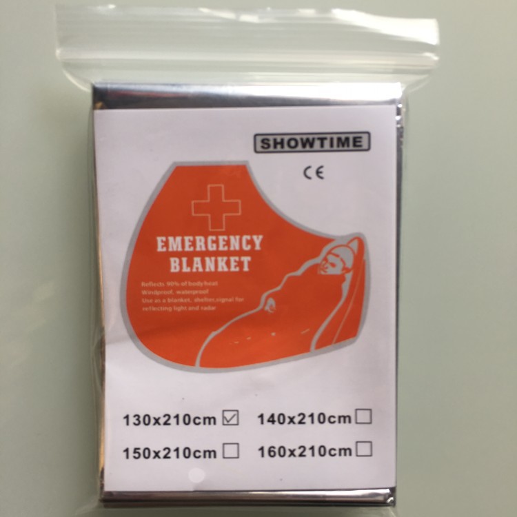 Outdoor First Aid Thermal Blanket 130*210 Double-Sided Silver Survival Blanket Sunscreen Blanket Emergency Blanket Outdoor First Aid Thermal Blanket 130*210 Double-Sided Silver Survival Blanket Sunscreen Blanket Emergency Blanket