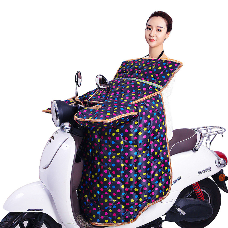 E-Bike Windshield Winter Thickened Velvet Padded Thermal Tricycle Kneecap Windshield Battery Car Manufacturer