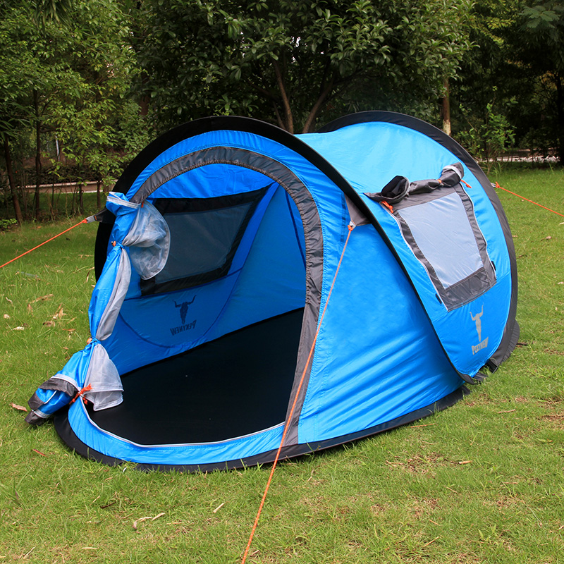 automatically open tent for two persons
