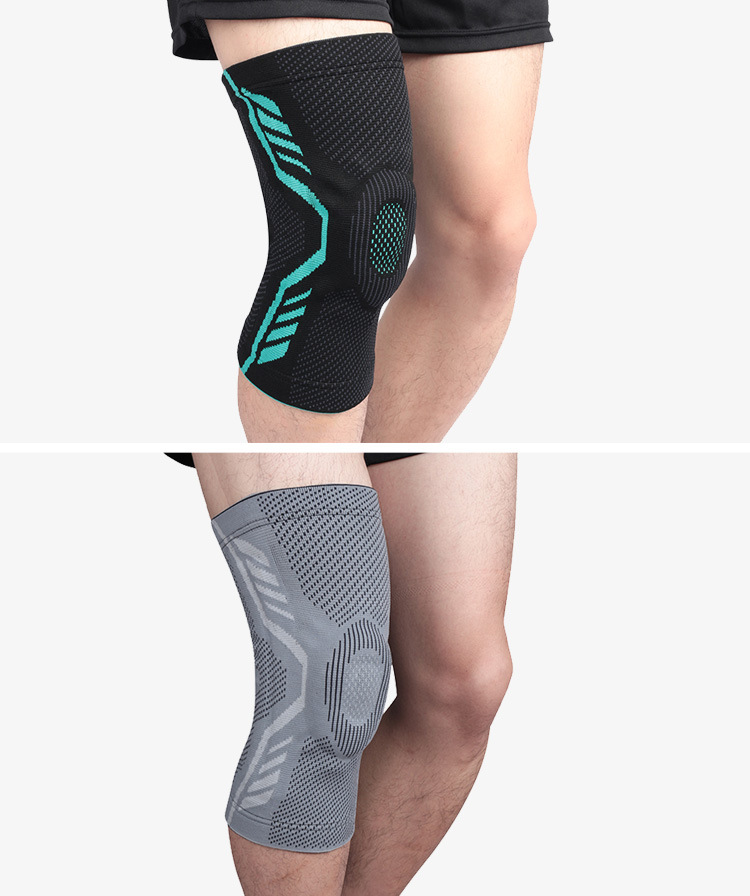 Sports Kneecaps Basketball Suit Men's and Women's Menisci Joint Running Silicone Kneecap Knee Protective Cover Summer Thin