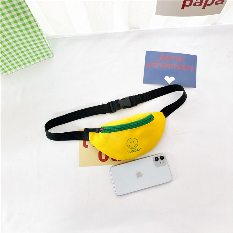 Customized 2021 Summer New Children's Bags Oxford Cloth Smiley Face Cute Slanted Chest Bag Fashion Baby Waist Bag for Boys and Girls Customized 2021 Summer New Children's Bags Oxford Cloth Smiley Face Cute Slanted Chest Bag Fashion Baby Waist Bag for Boys and Girls