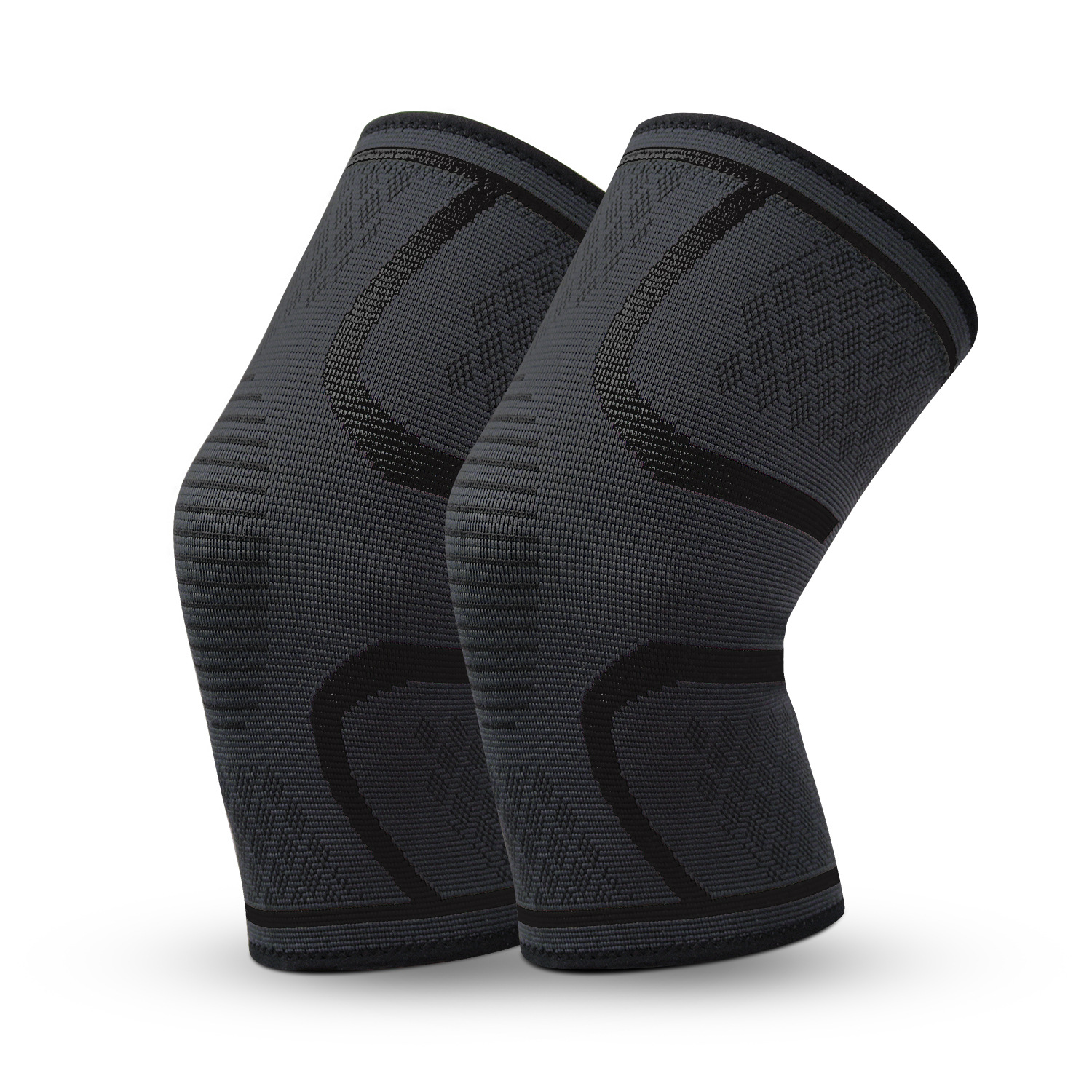 Knitted Nylon Sports Kneecaps Men&#039;s and Women&#039;s Autumn and Winter Badminton Running Fitness Kneecap Outdoor Mountaineering Warm Kneecap