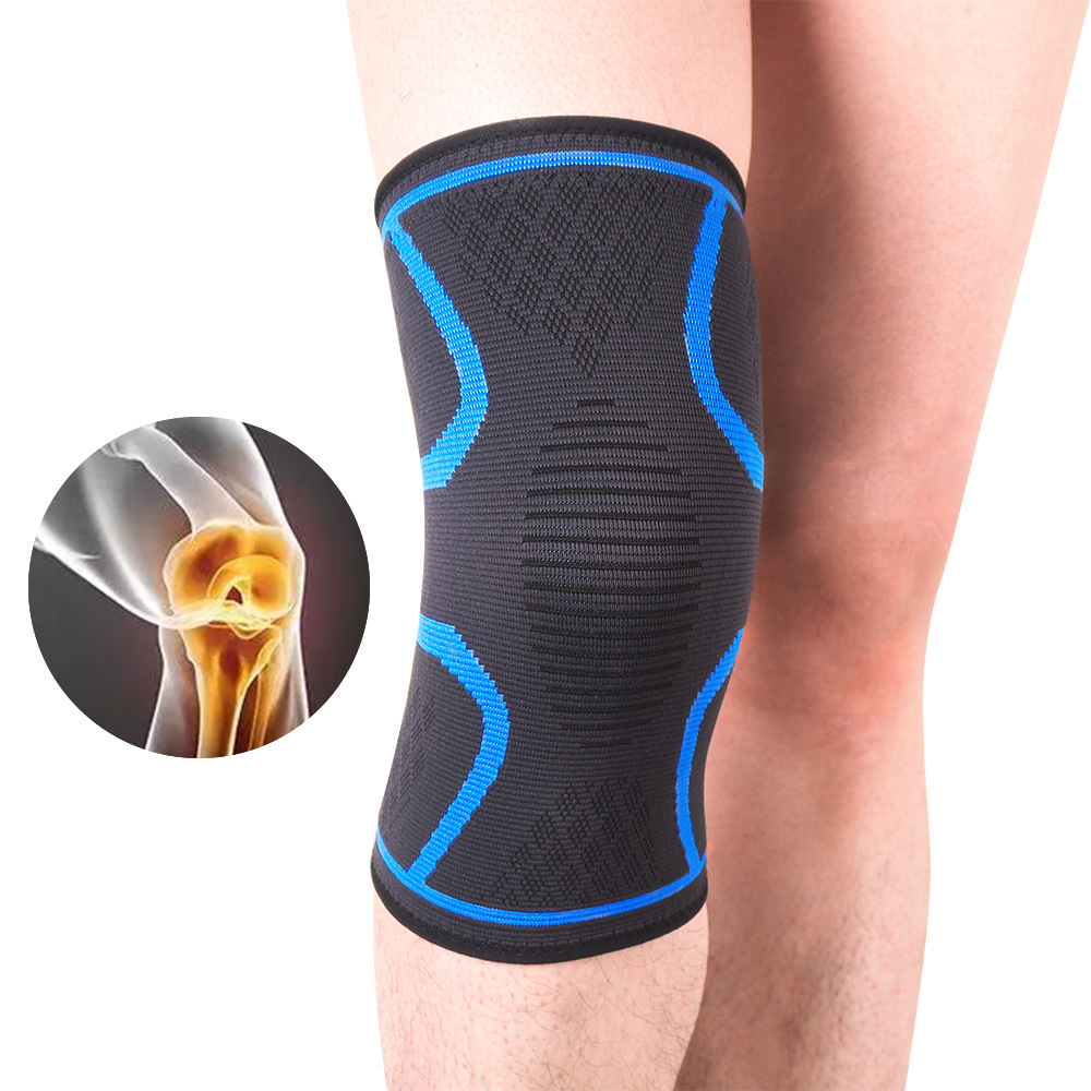 Knitted Nylon Sports Kneecaps Men&#039;s and Women&#039;s Autumn and Winter Badminton Running Fitness Kneecap Outdoor Mountaineering Warm Kneecap