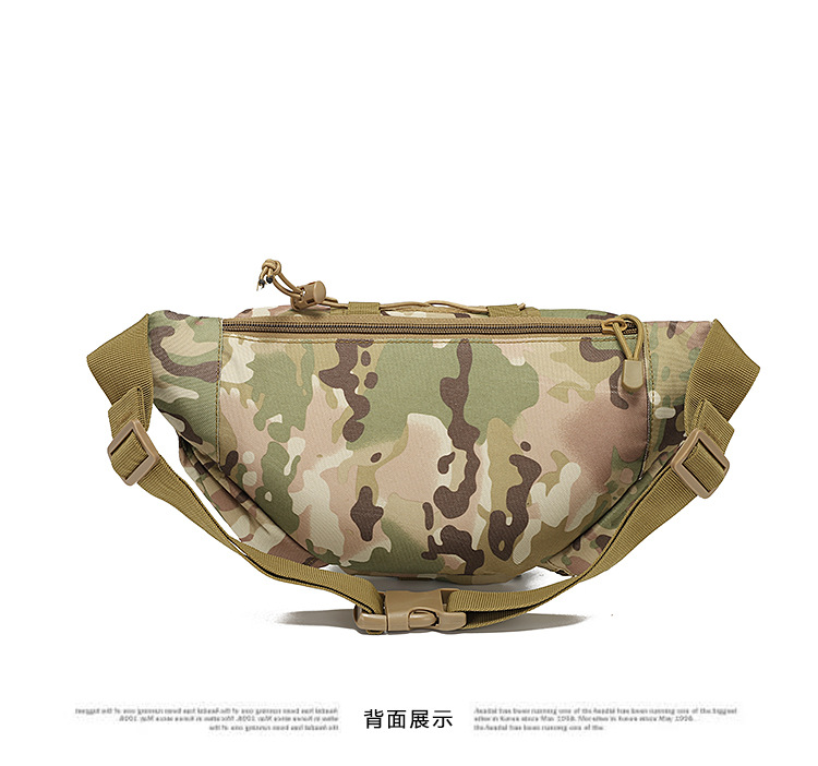 Outdoor Sports Waterproof Waist Bag Fishing Multifunctional Chest Bag Men and Women Camouflage Trend Business Chicken Waist Bag
