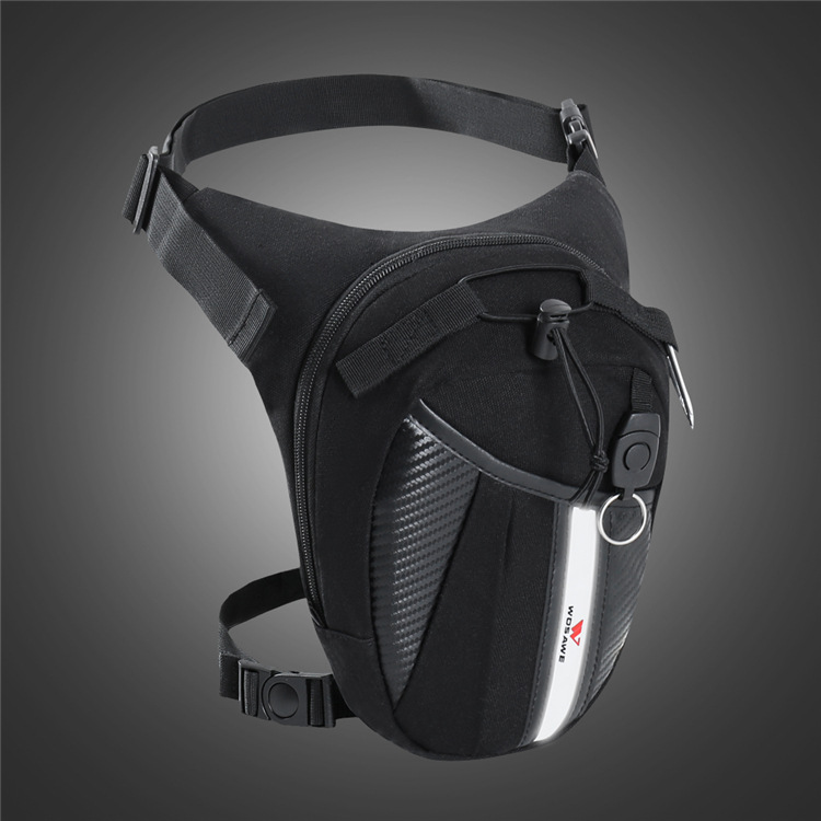Motorcycle Racing Mountaineering Leg Bag Waist Bag Oxford Cloth Riding Travel Large Capacity WearResistant Leg Bag