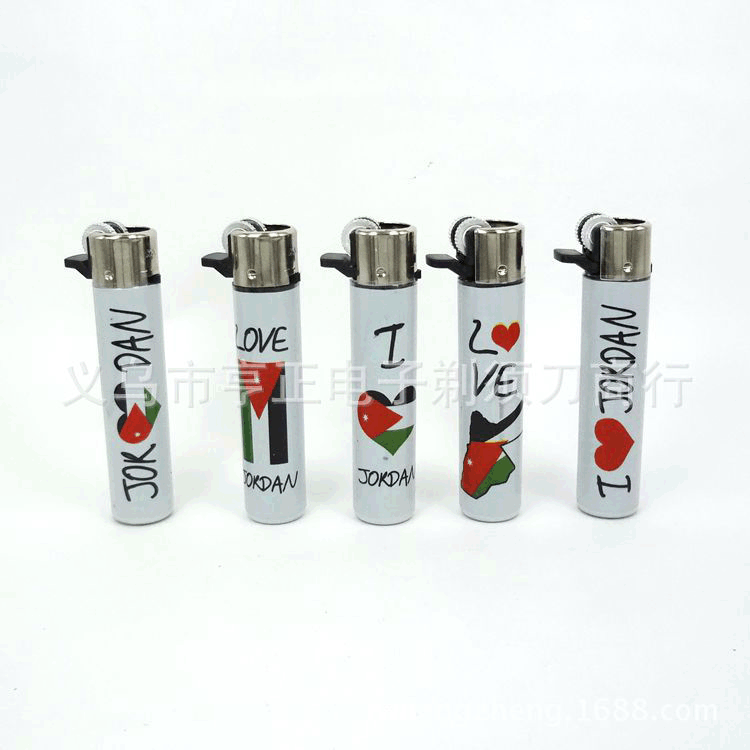 D016 Grinding Wheel Cover Film Black Semi-Bright Plastic Lighter Advertising Lighter Disposable Lighter