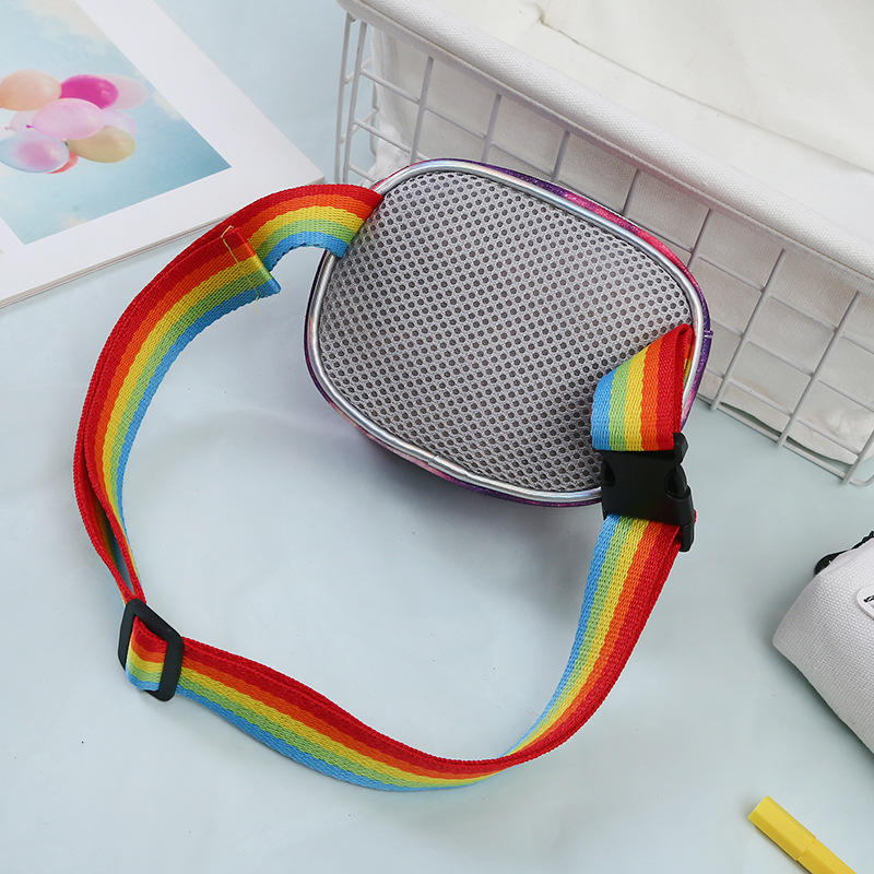 New Children's Cute Unicorn Waist Bag Cartoon Anime Crossbody Bag Little Girl Change Chest Bag