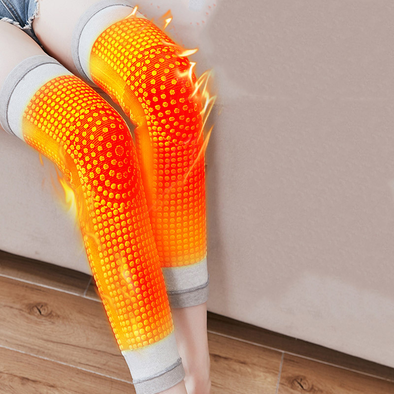 New Winter Knitted Knee Pads Warm Men and Women Winter Shank Protection Kneecap Cold-Proof Leggings for the Elderly Crawling Protector