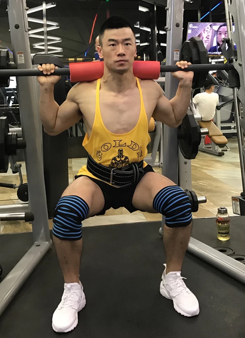 Squat Kneecap Men's Knee Bind Leg Band Winding Elastic Bandage Strength Lifting Sports Equipment Fitness Weightlifting Protective Gear